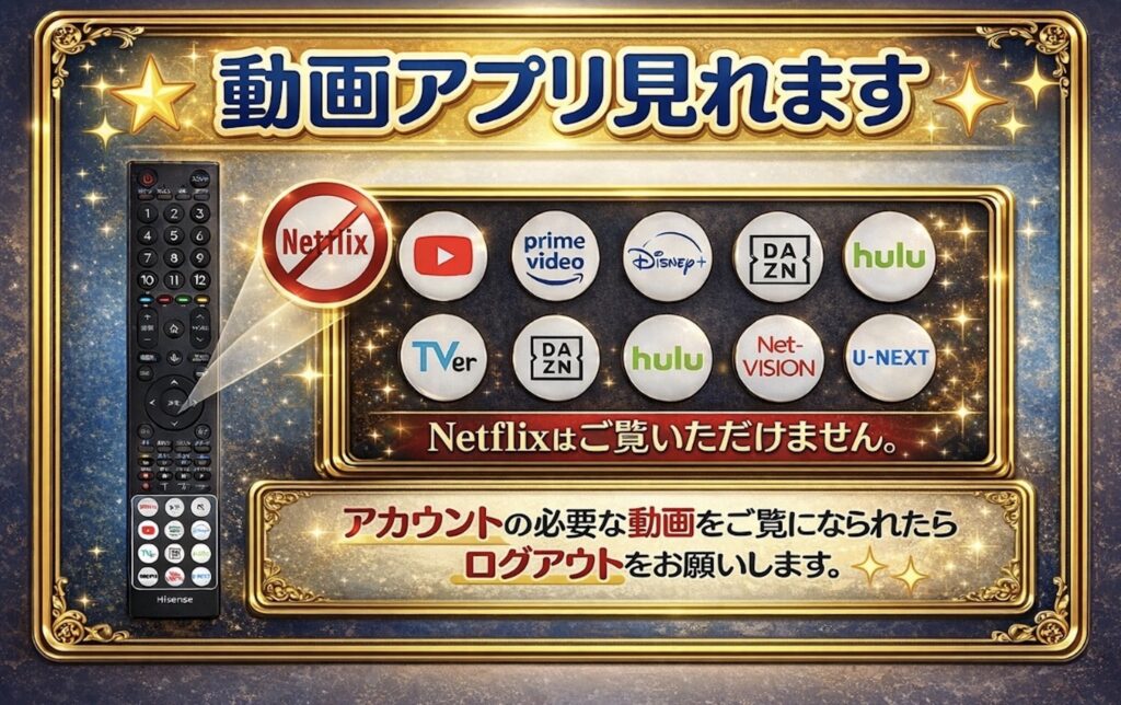 動画アプリに対応